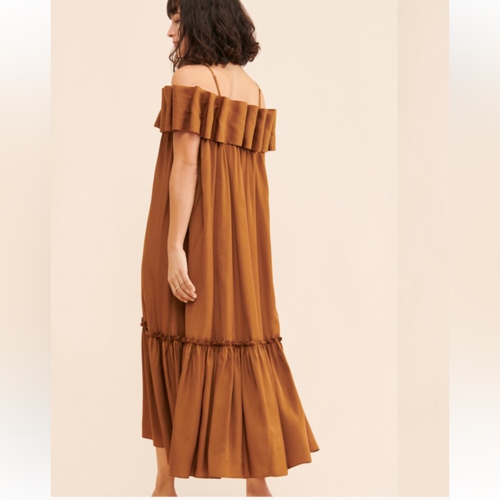 Mare Mare Off-The-Shoulder Structured Pleated Top… - image 2